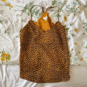 Loose strappy tank top